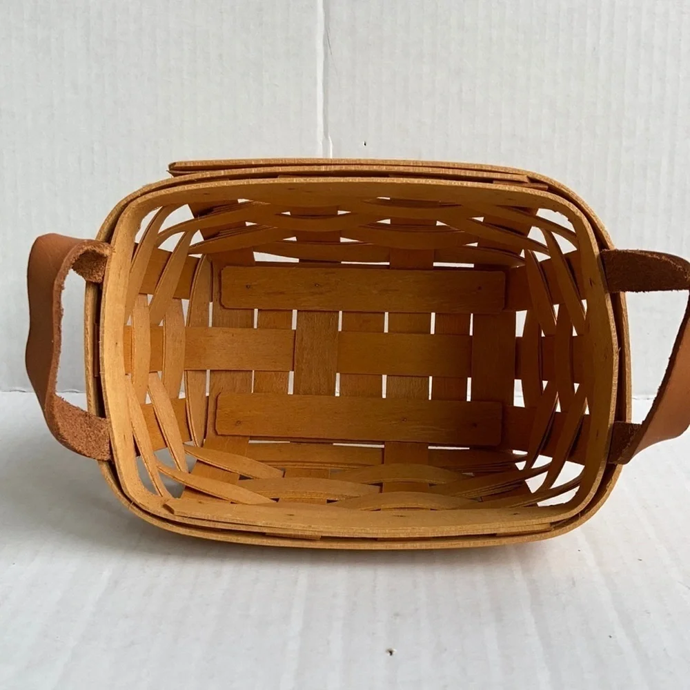 Vintage Longaberger small rectangular basket liner